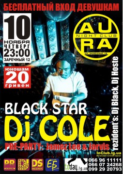 Dj Cole  AURA CLUB